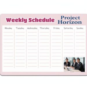 Magnetic Weekly Planner