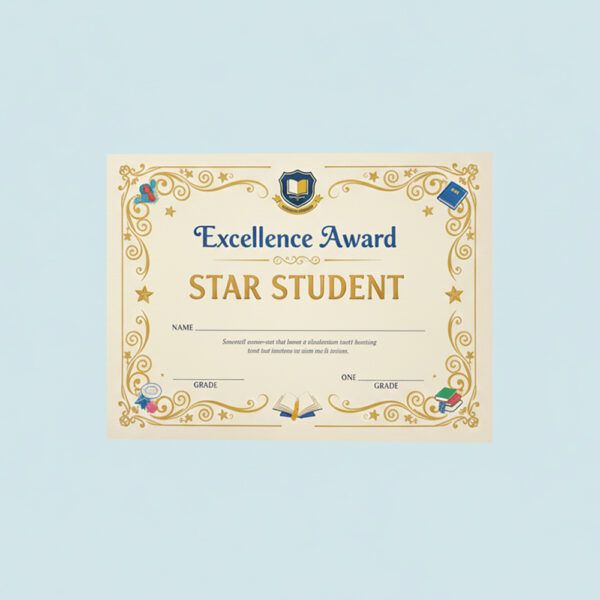 School Award Certificates