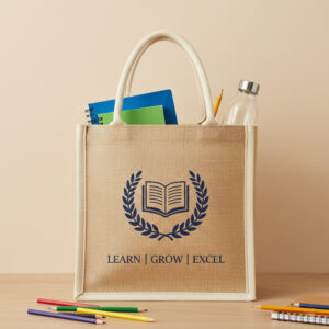 School Swag Jute Bag